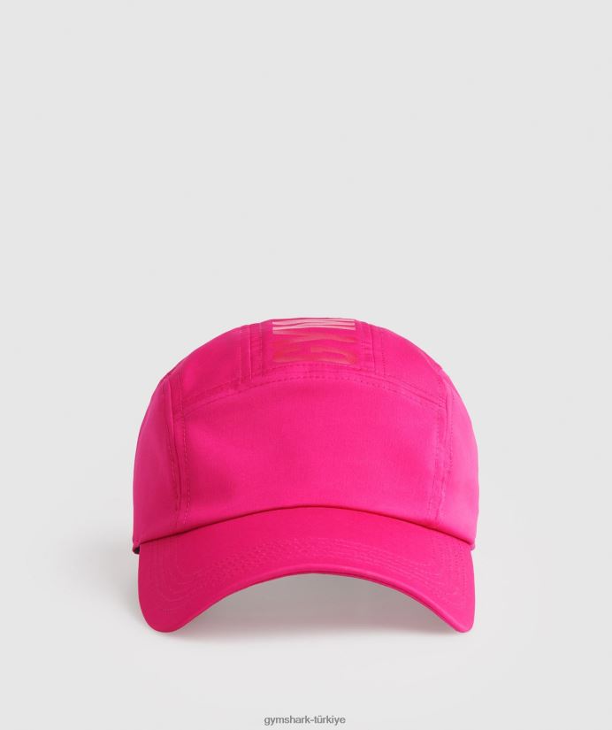 logo 5 panel kapağı üniseksGymshark eflatun pembe 02H0481132