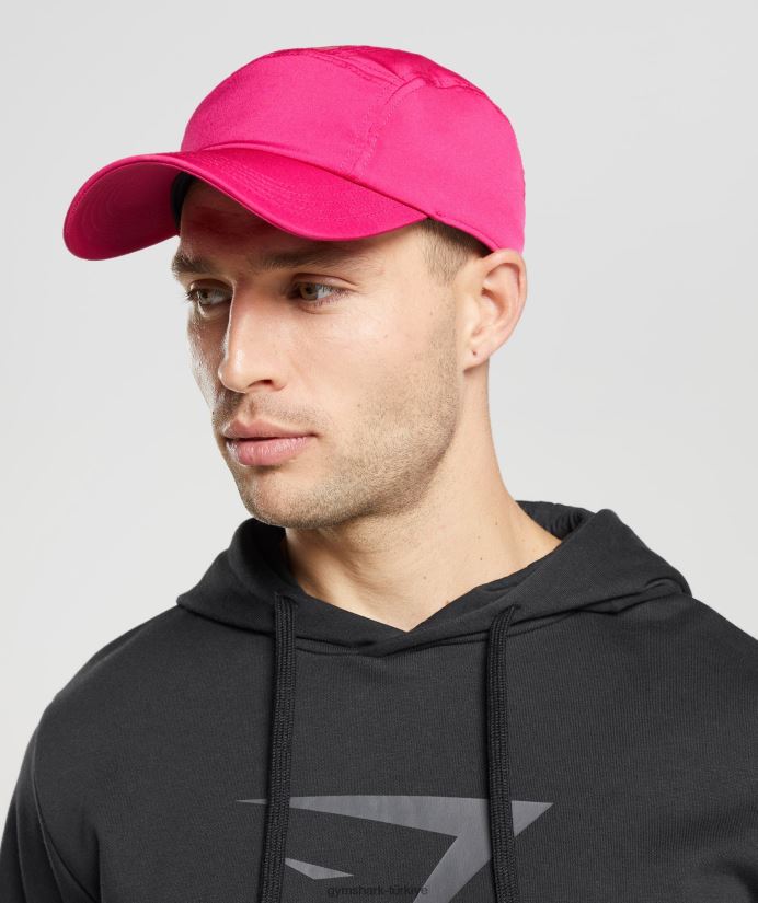 logo 5 panel kapağı üniseksGymshark eflatun pembe 02H0481132