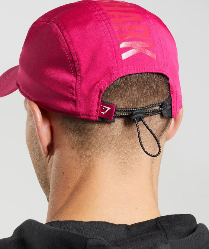 logo 5 panel kapağı üniseksGymshark eflatun pembe 02H0481132