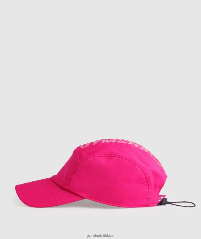 logo 5 panel kapağı üniseksGymshark eflatun pembe 02H0481132