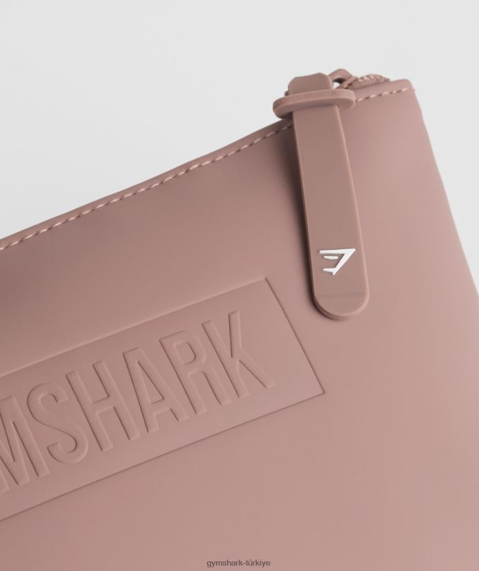 günlük yıkama torbası üniseksGymshark tozlu bordo 02H0481076