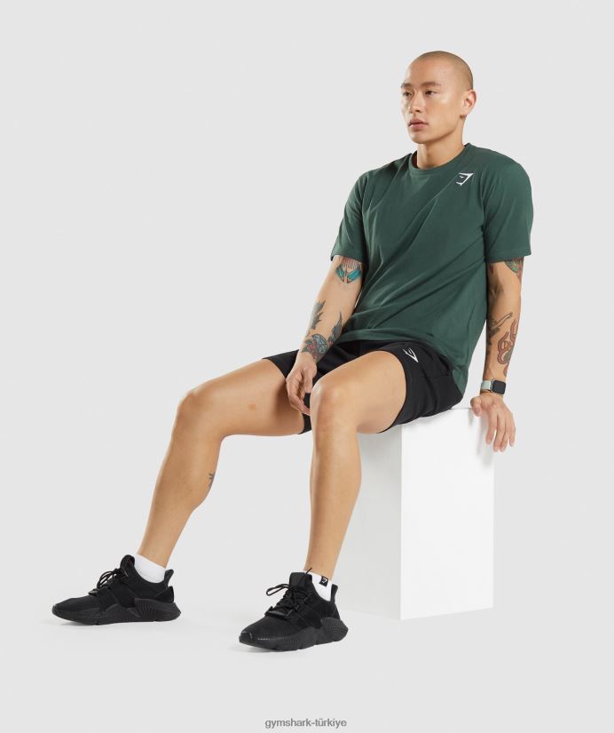 dokuma şeritli spor ayakkabı çorabı 3'lü üniseksGymshark beyaz 02H0481102