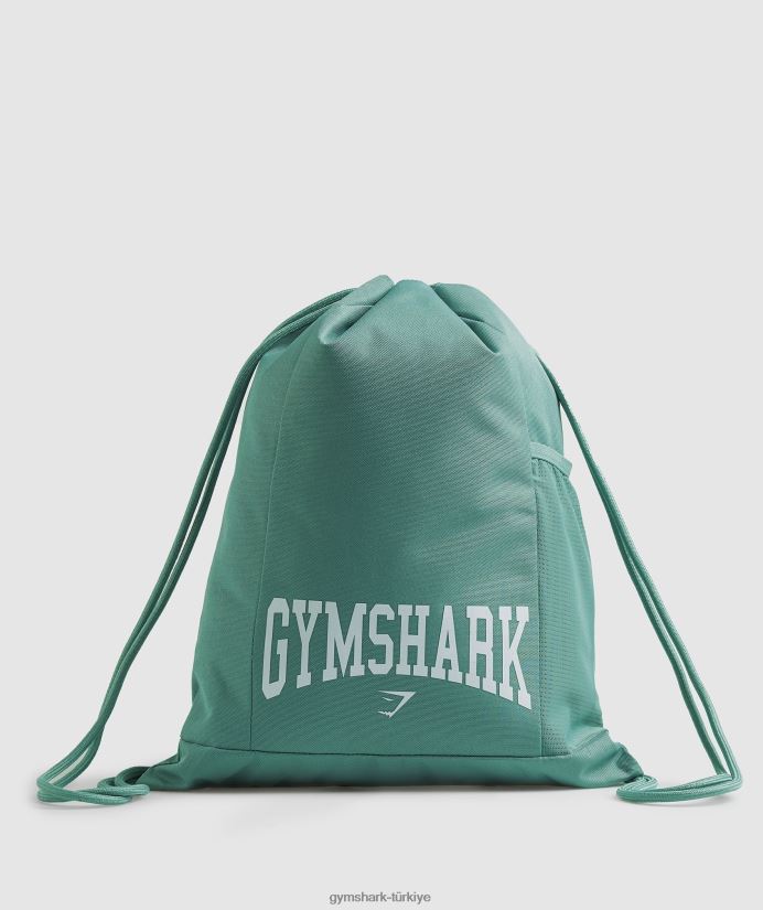 üniversite spor çantası üniseksGymshark mürekkep turkuaz 02H0481071