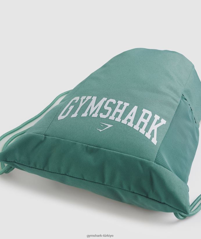 üniversite spor çantası üniseksGymshark mürekkep turkuaz 02H0481071