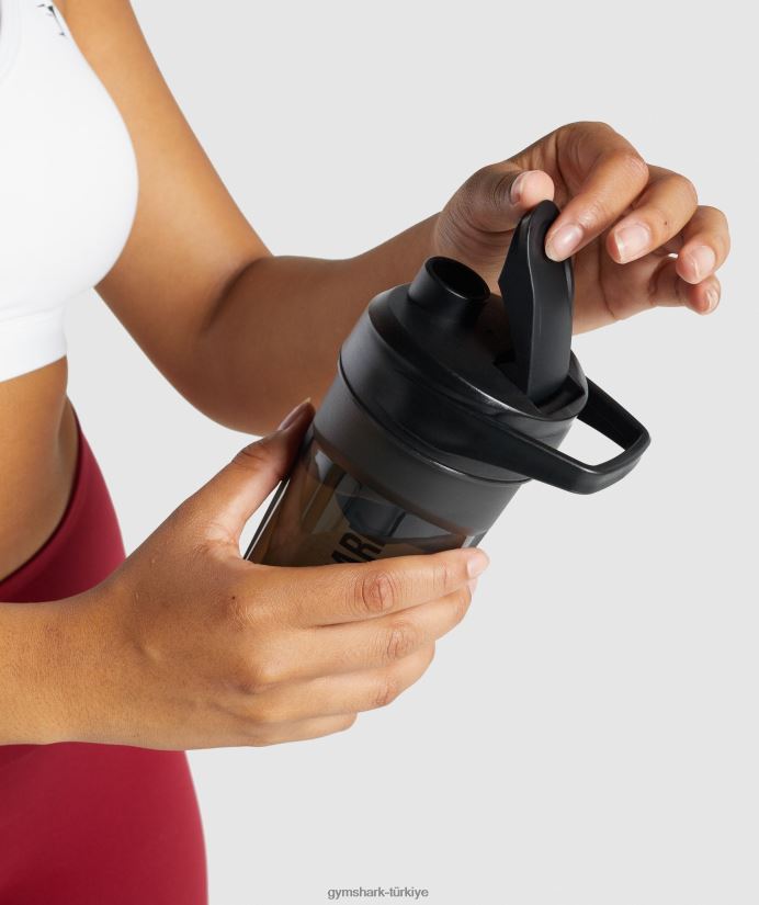 14oz çalkalayıcı şişesi üniseksGymshark siyah 02H0481114