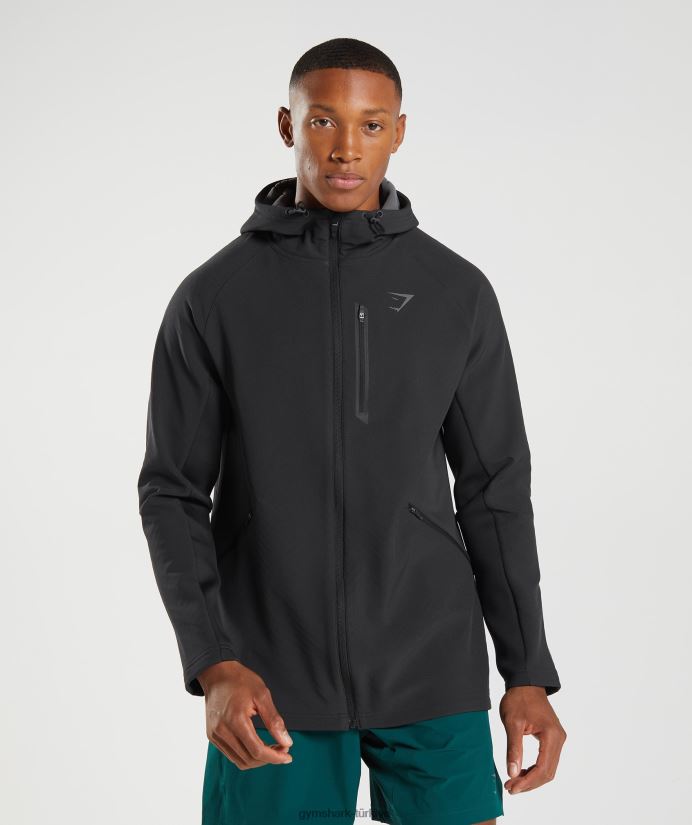 apeks ceketi erkeklerGymshark siyah 02H048869
