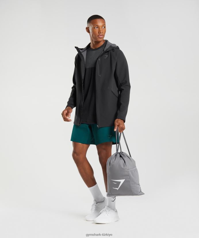 apeks ceketi erkeklerGymshark siyah 02H048869