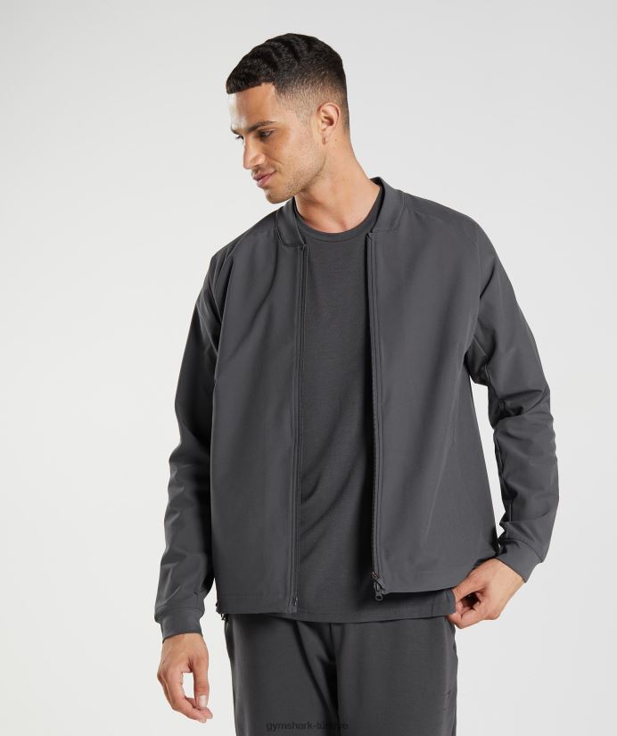 stüdyo ceketi erkeklerGymshark oniks grisi 02H048817