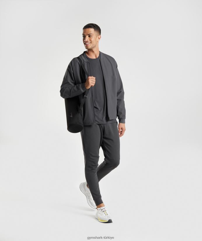 stüdyo ceketi erkeklerGymshark oniks grisi 02H048817