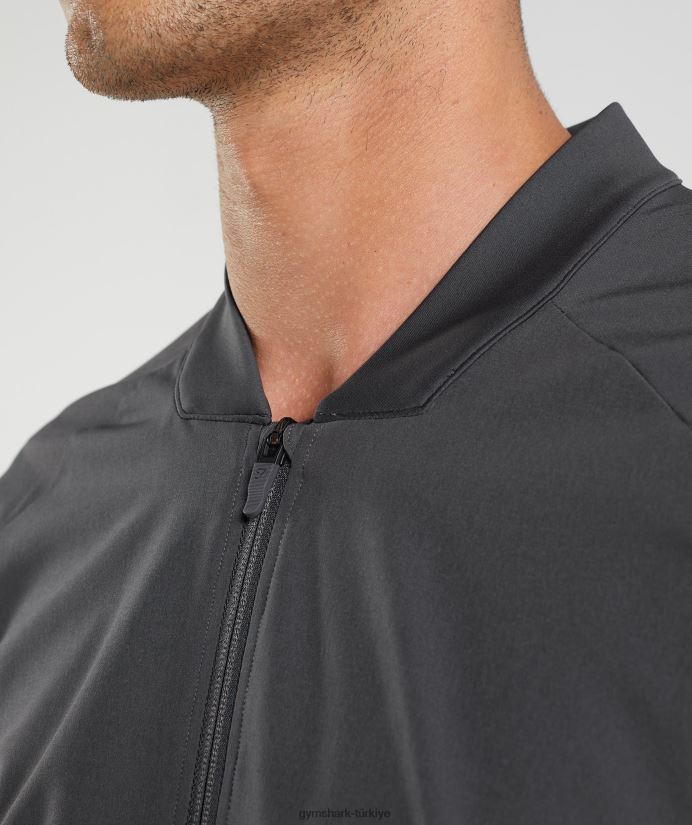 stüdyo ceketi erkeklerGymshark oniks grisi 02H048817