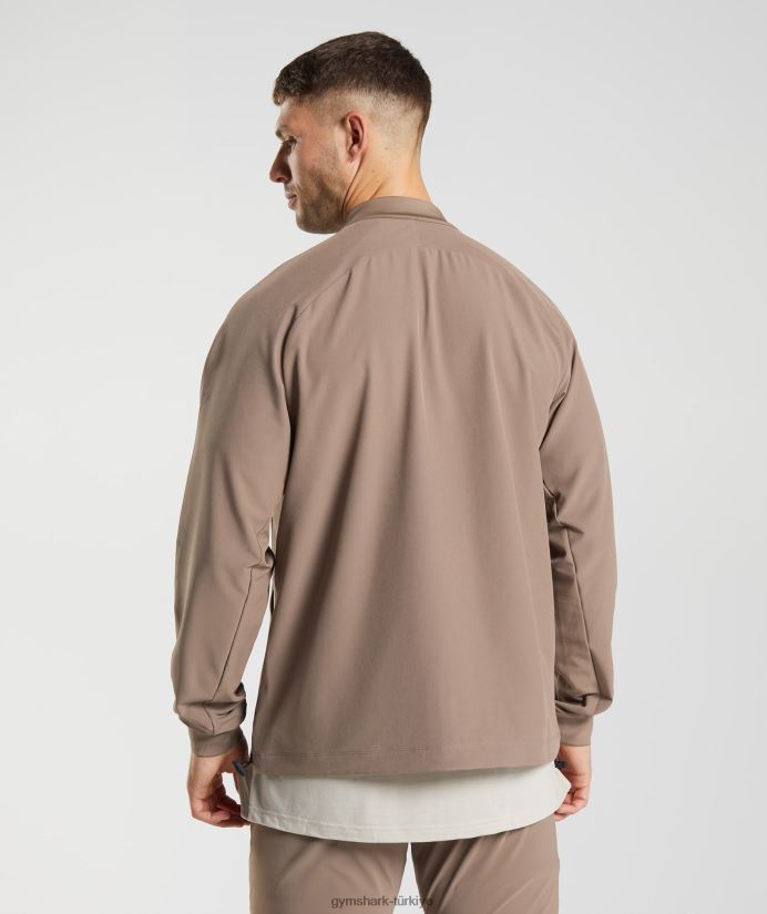 stüdyo ceketi erkeklerGymshark ruh kahverengi 02H048841