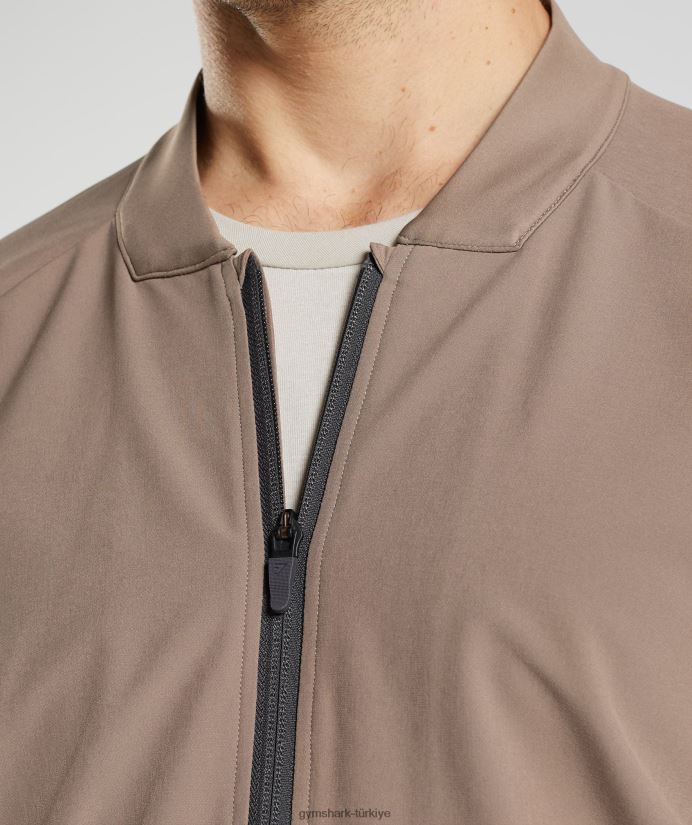 stüdyo ceketi erkeklerGymshark ruh kahverengi 02H048841