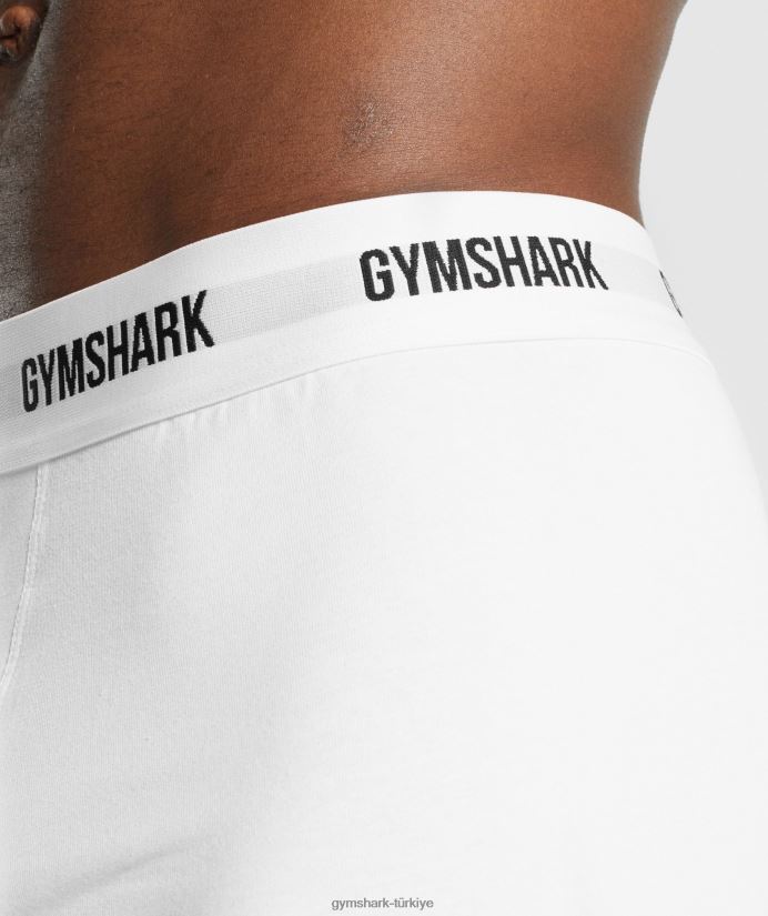 boksörler 2pk erkeklerGymshark beyaz 02H0481048
