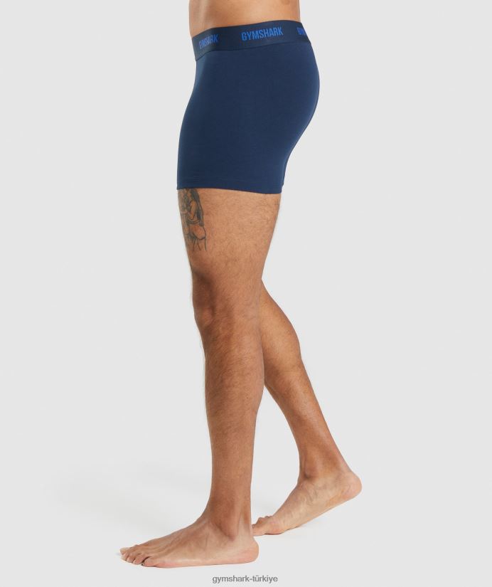 boksörler 2pk erkeklerGymshark çekirdek zeytin/lacivert 02H0481047