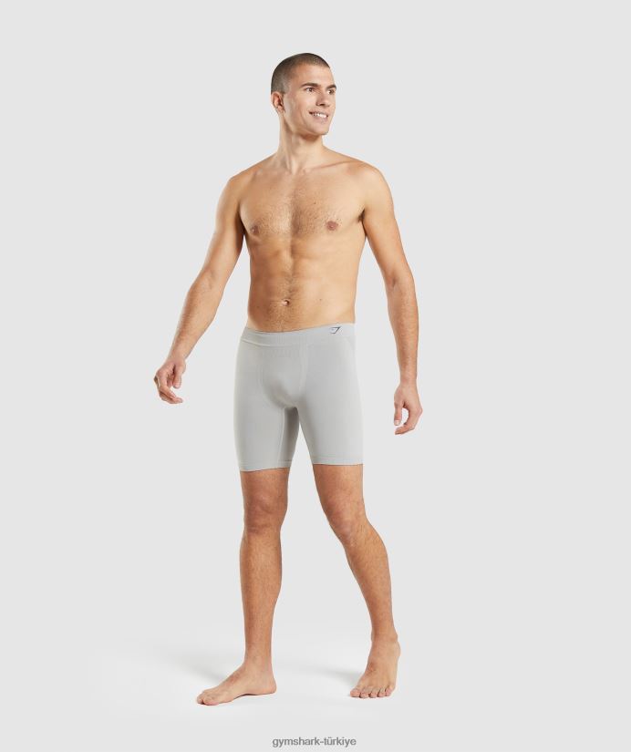 hibrit boksör erkeklerGymshark taupe grisi/oniks grisi 02H0481049
