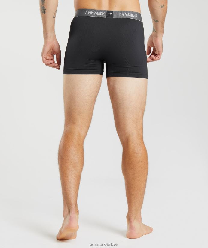 spor teknolojisi boksörleri 2pk erkeklerGymshark siyah 02H0481046