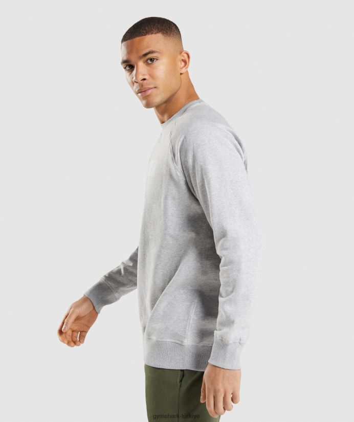 Apollo mürettebatı erkeklerGymshark açık gri marn 02H048844