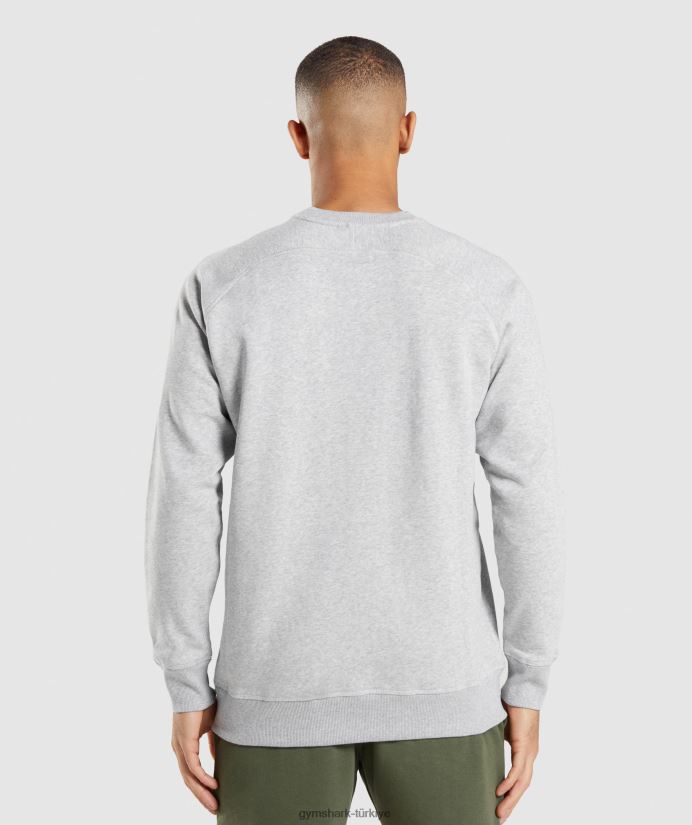 Apollo mürettebatı erkeklerGymshark açık gri marn 02H048844