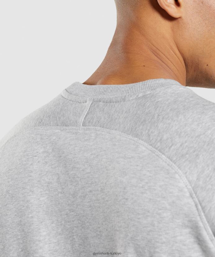 Apollo mürettebatı erkeklerGymshark açık gri marn 02H048844