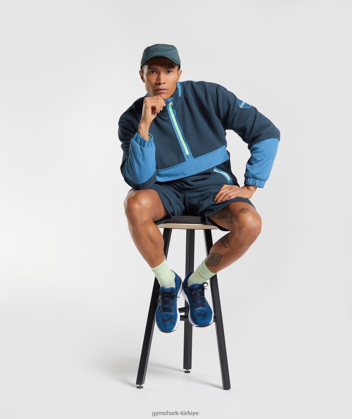 Vibes polar 1/4 zip erkeklerGymshark lacivert/göl kenarı mavisi 02H048809