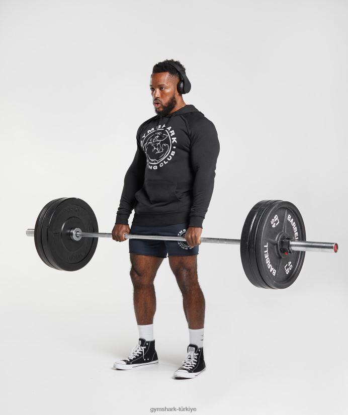 eski kapüşonlu üst erkeklerGymshark siyah 02H048850