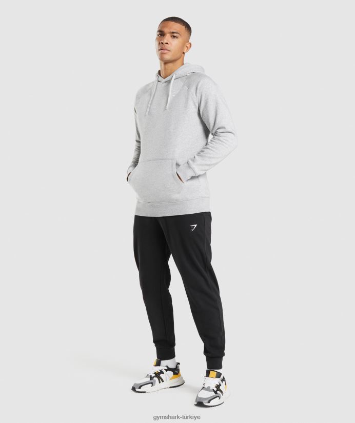 kret kapşonlu erkeklerGymshark açık gri marn 02H048789