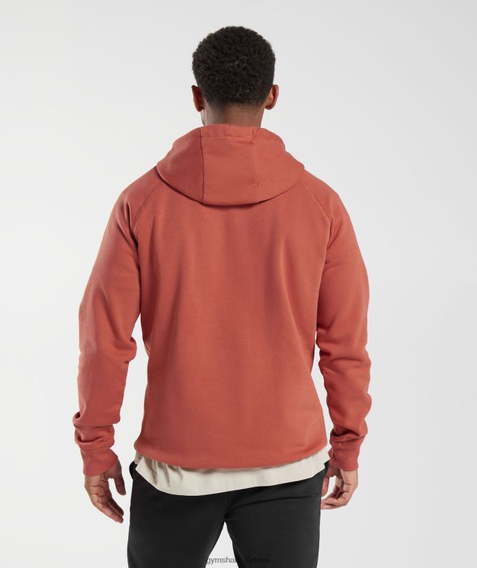 kret kapşonlu erkeklerGymshark hurma kırmızısı 02H048804