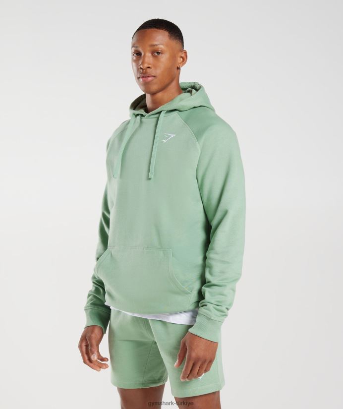 kret kapşonlu erkeklerGymshark çöl adaçayı yeşili 02H048823