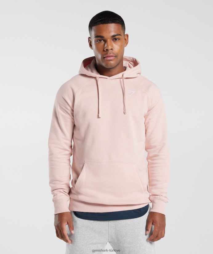 kret kapşonlu erkeklerGymshark puslu pembe 02H048812