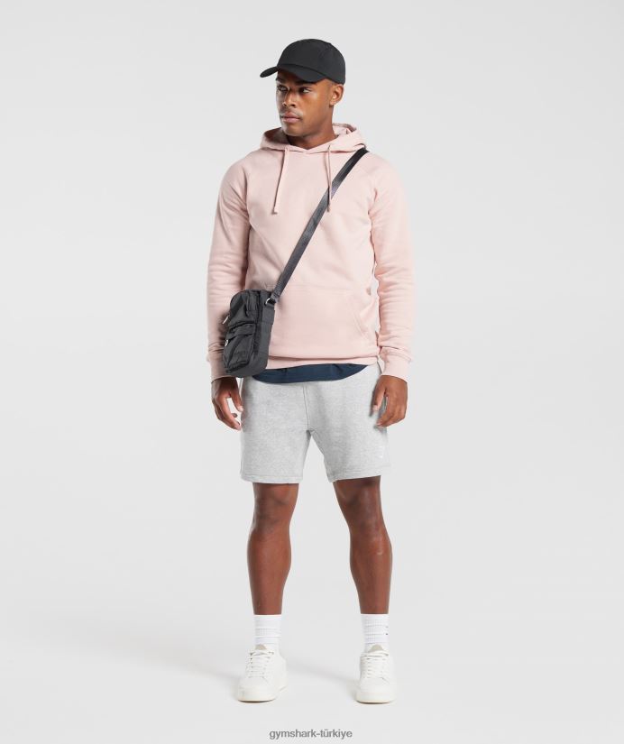 kret kapşonlu erkeklerGymshark puslu pembe 02H048812
