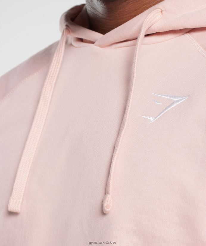 kret kapşonlu erkeklerGymshark puslu pembe 02H048812