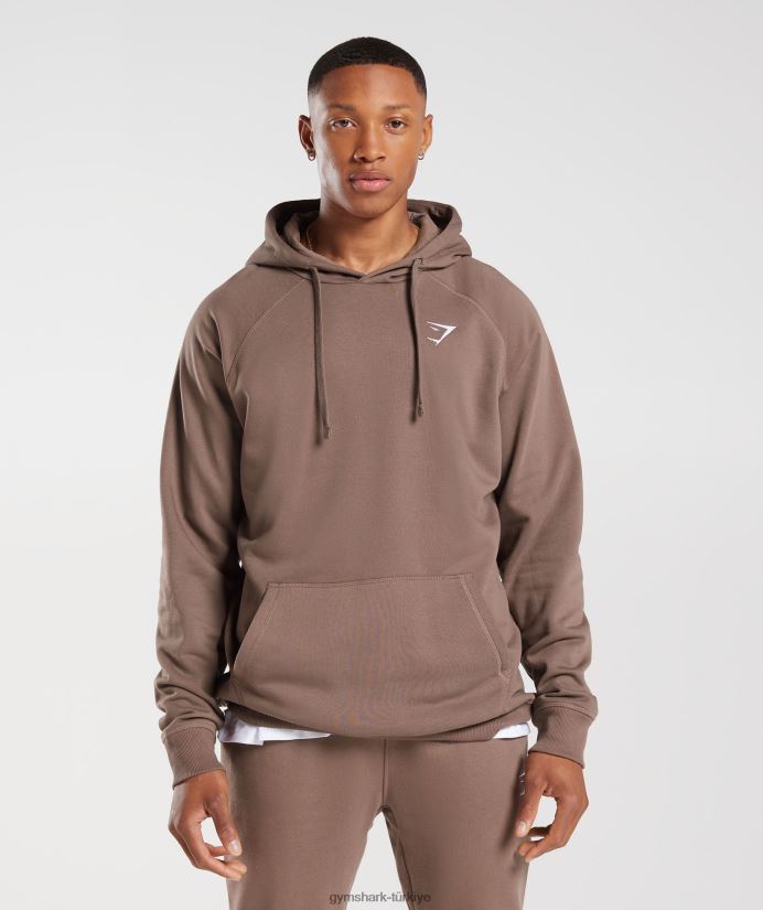 kret kapşonlu erkeklerGymshark yer mantarı kahverengi 02H048820