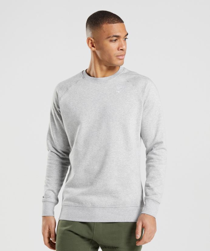 kret kazak erkeklerGymshark açık gri marn 02H0481055