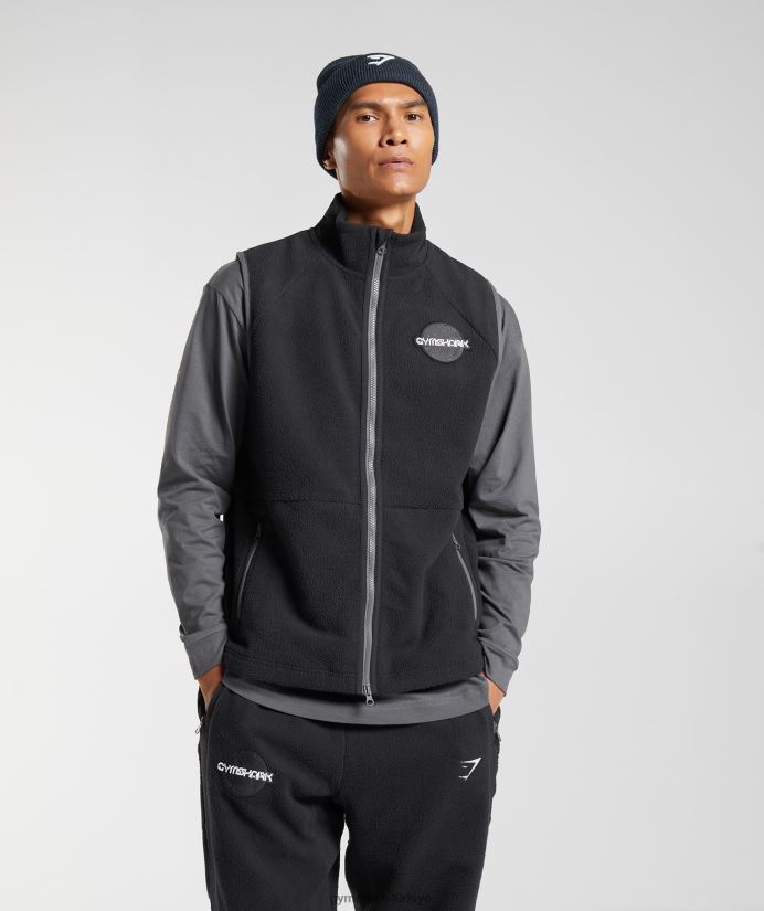 titreşimler yelek erkeklerGymshark siyah 02H048825