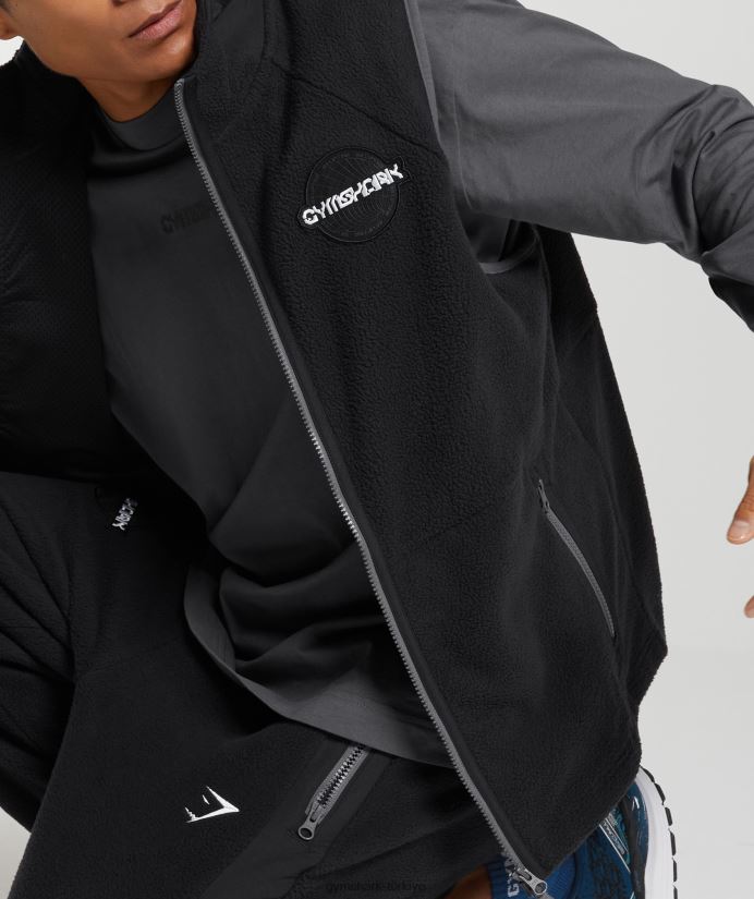 titreşimler yelek erkeklerGymshark siyah 02H048825