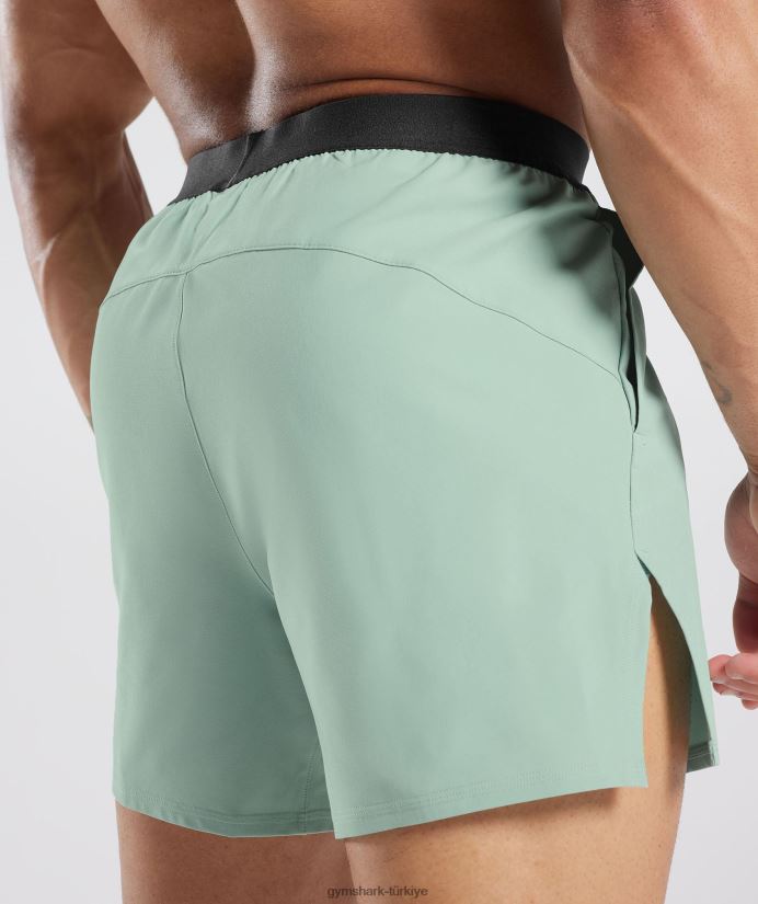 315 dokuma şort erkeklerGymshark don deniz mavisi 02H048545