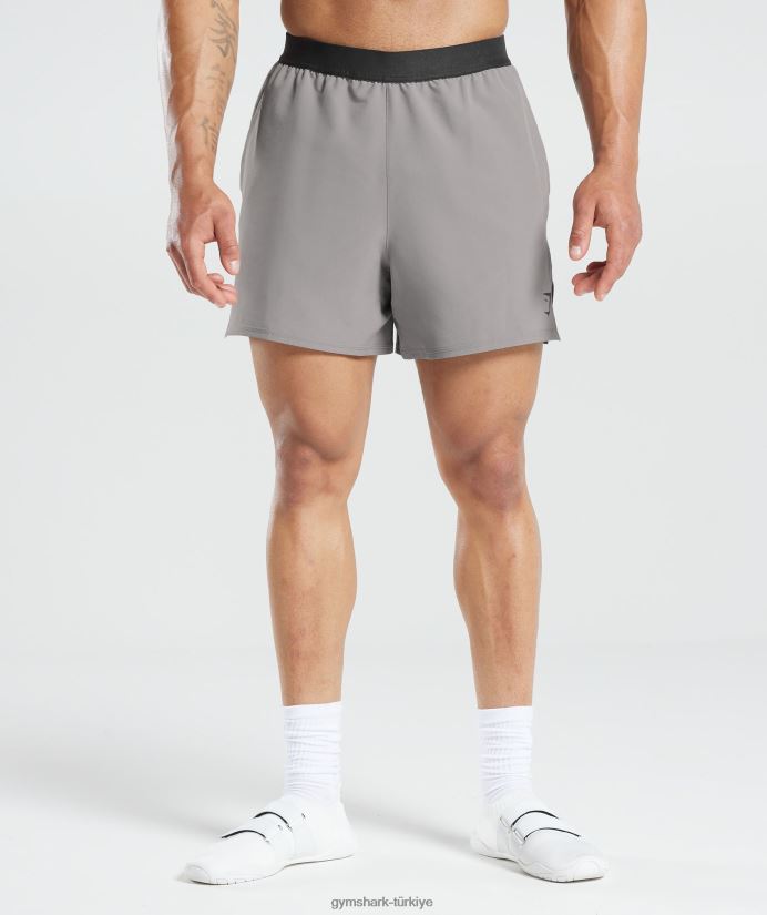 315 dokuma şort erkeklerGymshark mermer grisi 02H048544