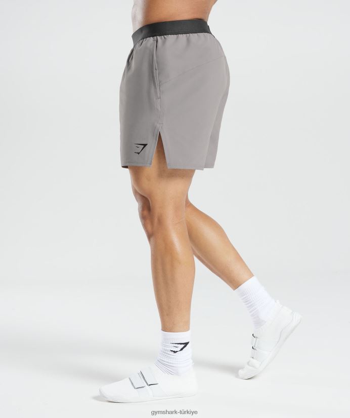 315 dokuma şort erkeklerGymshark mermer grisi 02H048544