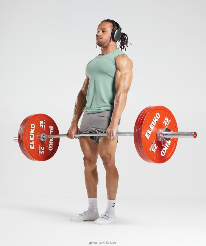 315 dokuma şort erkeklerGymshark mermer grisi 02H048544