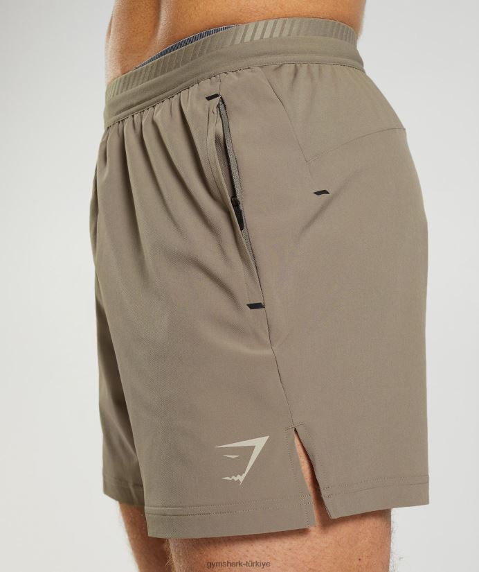 apex 5 hibrit şort erkeklerGymshark dünyevi kahverengi 02H048550