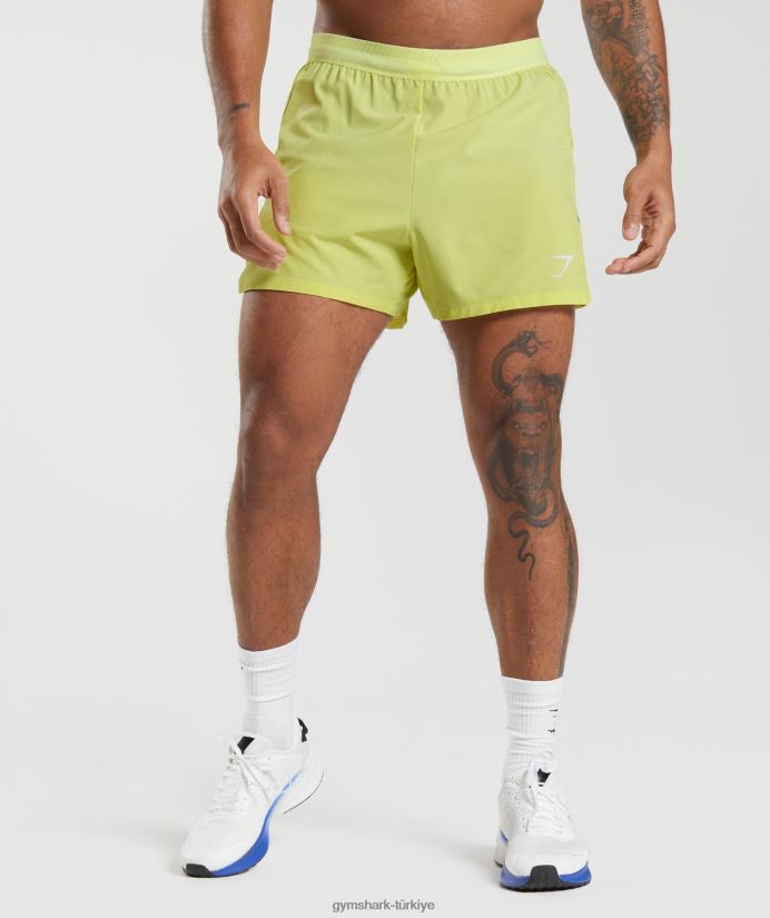 apex run 4 şort erkeklerGymshark ateş böceği yeşili 02H048537