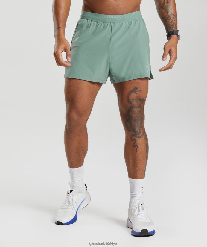 apex run 4 şort erkeklerGymshark mürekkep turkuaz 02H048543