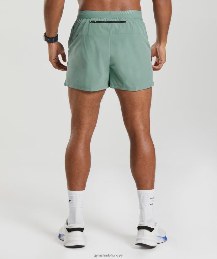 apex run 4 şort erkeklerGymshark mürekkep turkuaz 02H048543