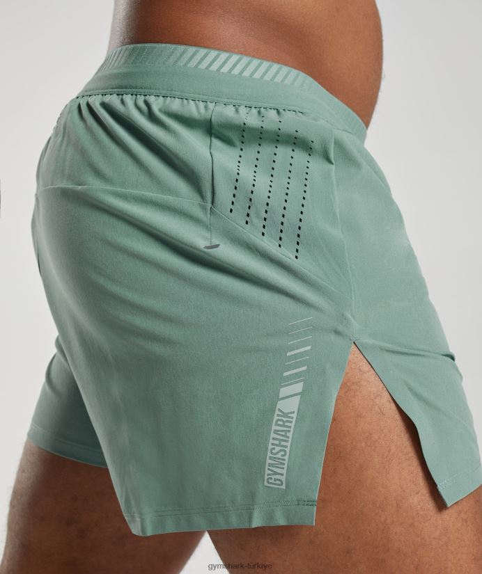 apex run 4 şort erkeklerGymshark mürekkep turkuaz 02H048543