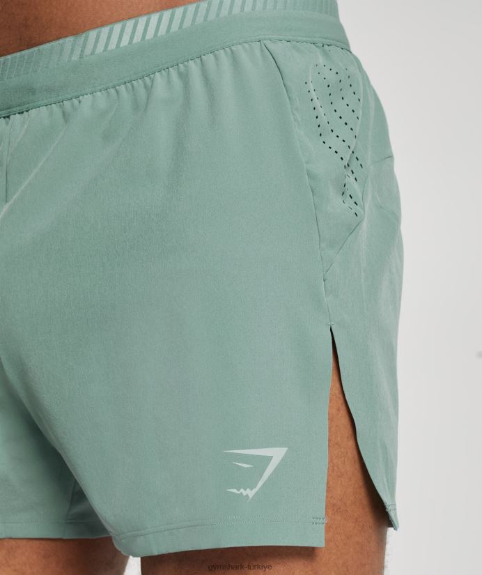 apex run 4 şort erkeklerGymshark mürekkep turkuaz 02H048543