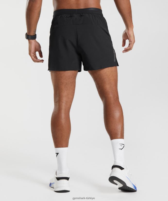 apex run 4 şort erkeklerGymshark siyah 02H048523