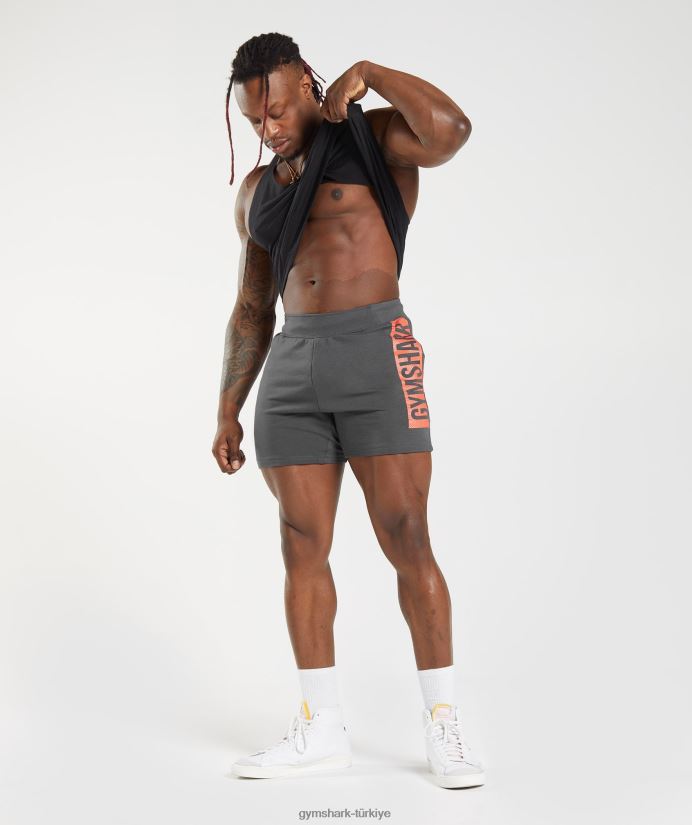 cesur şort erkeklerGymshark siluet gri 02H048532