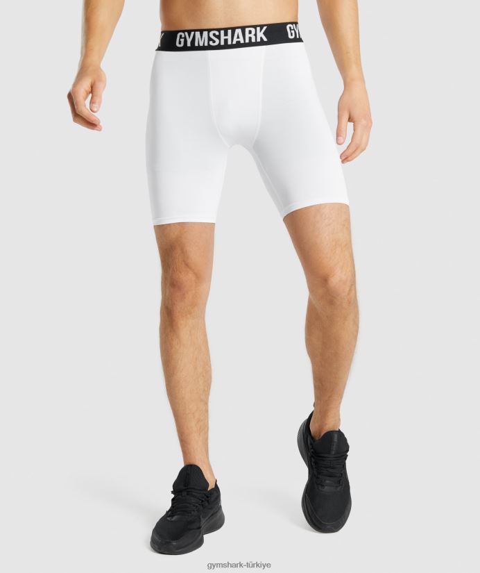 eleman içlik şortu erkeklerGymshark beyaz 02H048567