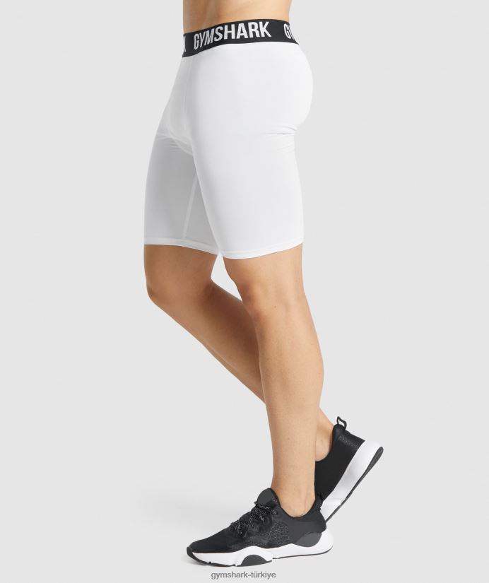 eleman içlik şortu erkeklerGymshark beyaz 02H048567