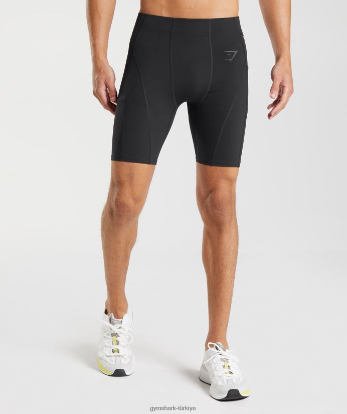 içlik şortunu kontrol et erkeklerGymshark siyah 02H048561